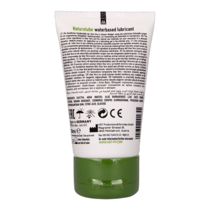 Hot - Nature Lube à Base d'Eau et d'Aloe Vera 30 ml