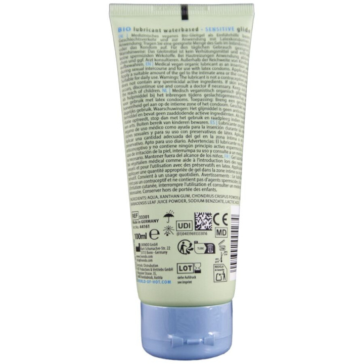Hot - Bio Lubrificante a Base Acqua Sensitiv 100 ml