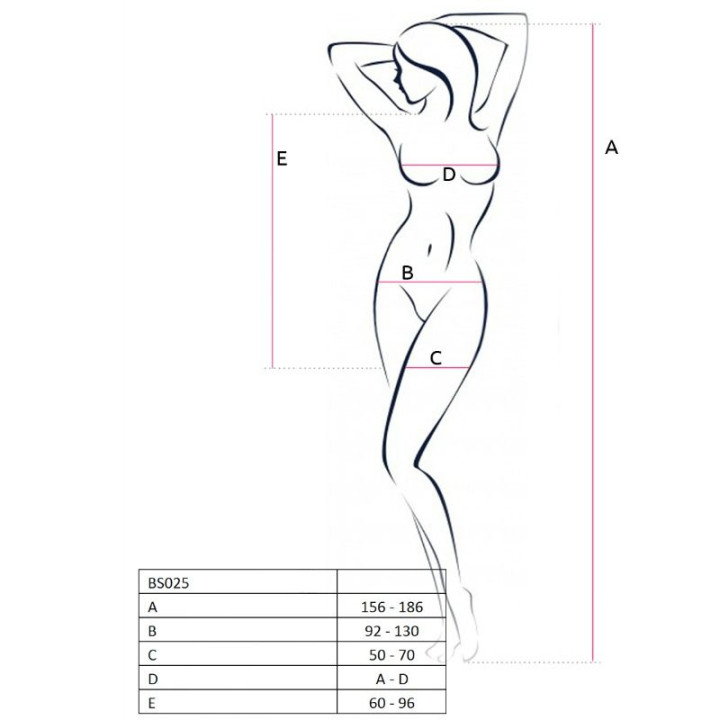 Passion - Mulher Bs025 Bodystocking Vestido Branco Estilo Tamanho Único
