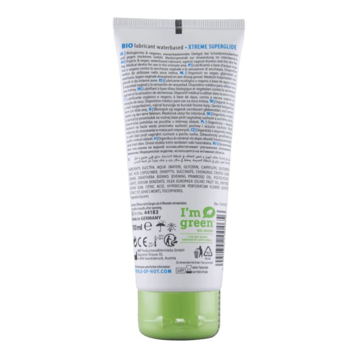 Hot - Lubrificante Bio a Base d'Acqua Xtreme 100 ml