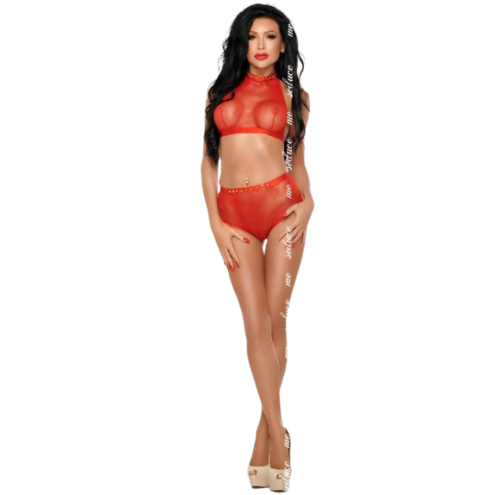 Me-Seduce - Mona Set Red s/m