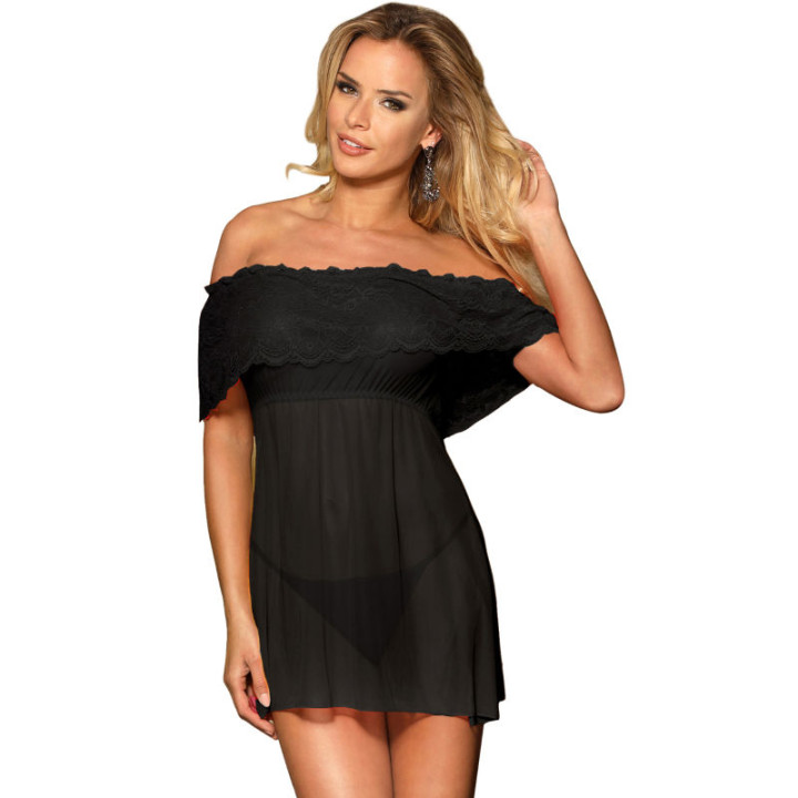 Subblime - Dresses Robe Courte Subblime + String Noir s / m