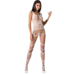 Passion - Mulher Bs058 Bodystock Branco Tamanho Único