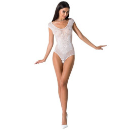 Passion - Woman Bs064 Bodystock Branco Tamanho Único