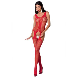 Passion - Woman Bs072 Bodystocking Eine Grösse Rot