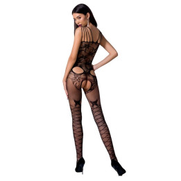 Passion - Donna Bs076 Bodystocking Taglia Unica Nero