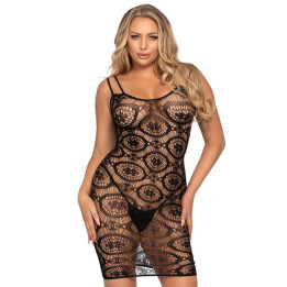Leg Avenue - Daisy Crochet Minikleid, Eine Grösse