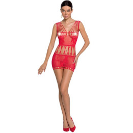 Passion - Woman Bs090 Roter Bodystocking, Eine Grösse