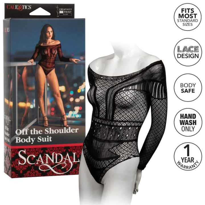 Calexotics - Scandal Shoulder Body Suit One Size