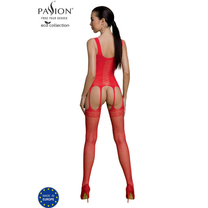 Passion - Eco Collection Bodystocking Eco Bs007 Rot
