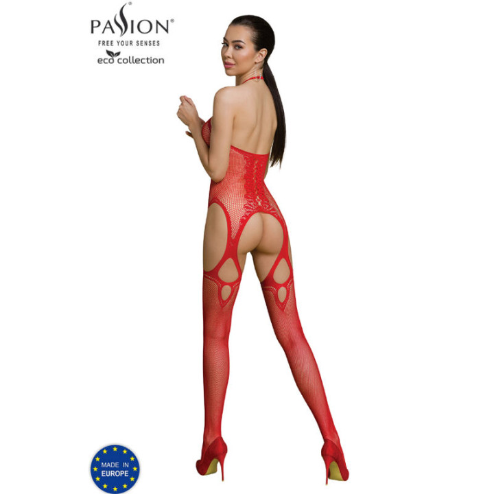 Passion - Eco Collection Bodystocking Eco Bs013 Rot