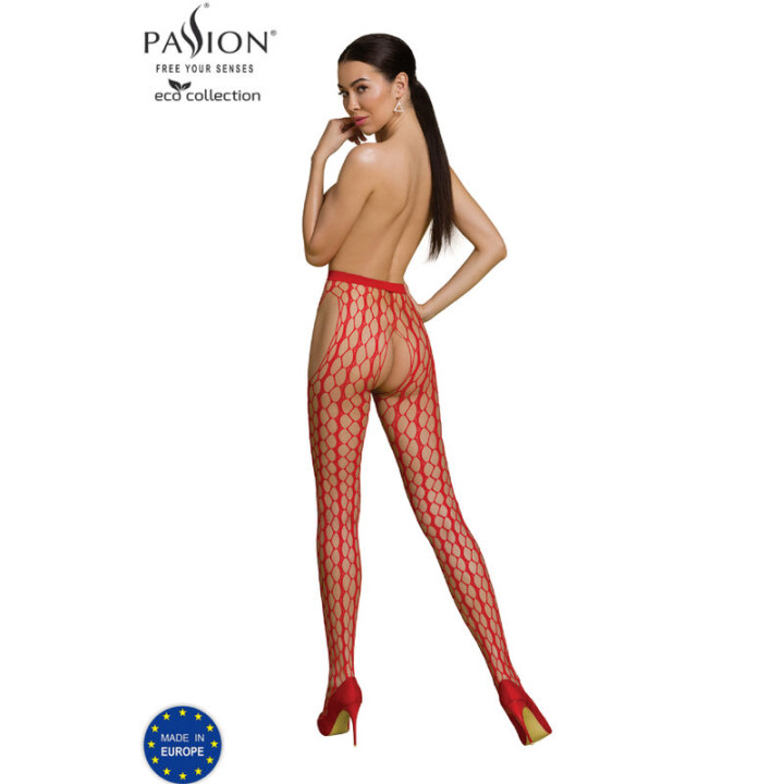 Passion - Eco Collection Bodystocking Eco S007 Rot