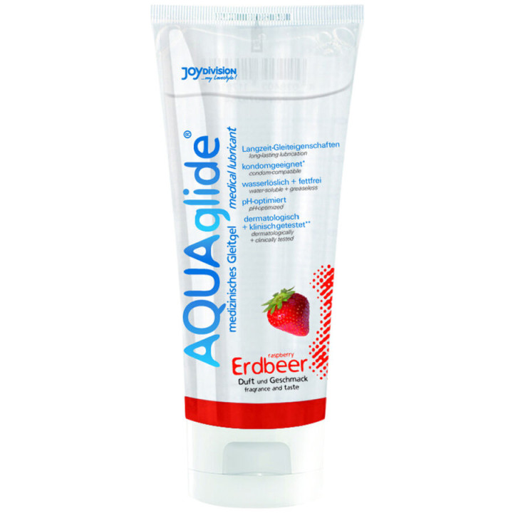 Joydivision Aquaglide - Lubrificante de Morango 100 ml