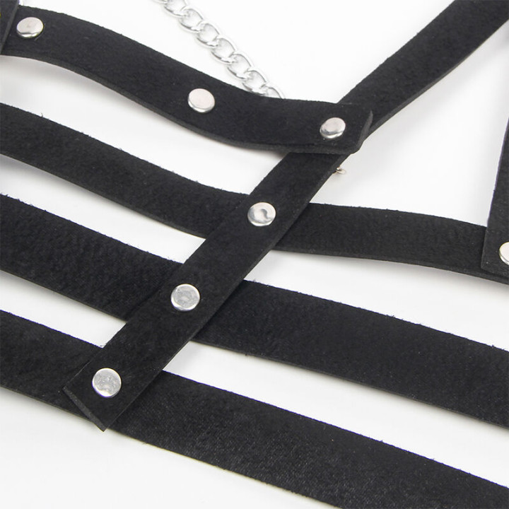 Subblime - Arnés Forma Corset Detalle Cadenas Talla Única