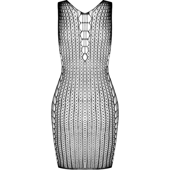 Passion - Bs097 Black Bodystocking One Size