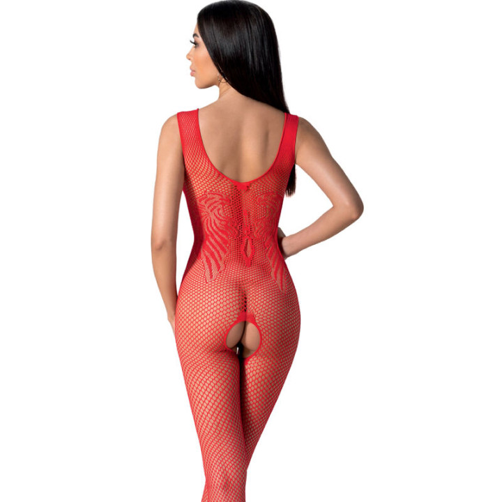 Passion - Bs098 Roter Bodystocking, Eine Grösse