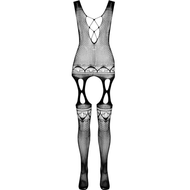 Passion - Bs099 Bodystocking Noir Taille Unique