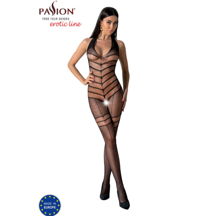 Passion - Bs100 Bodystocking Preto Tamanho Único