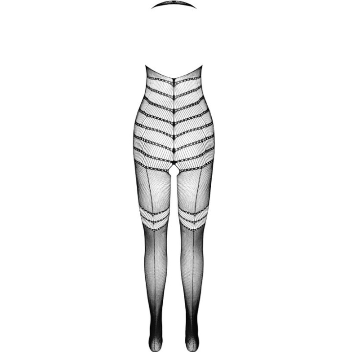 Passion - Bs100 Bodystocking Schwarz Eine Grösse