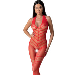 Passion - Bs100 Bodystocking Rot Eine Grösse