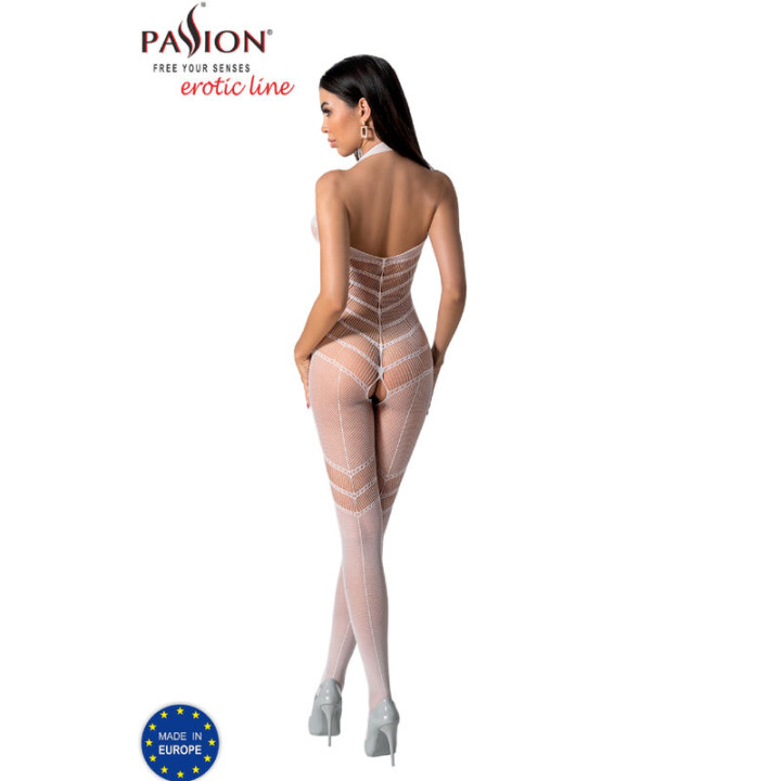 Passion - Bodystocking Blanc Bs100 Taille Unique