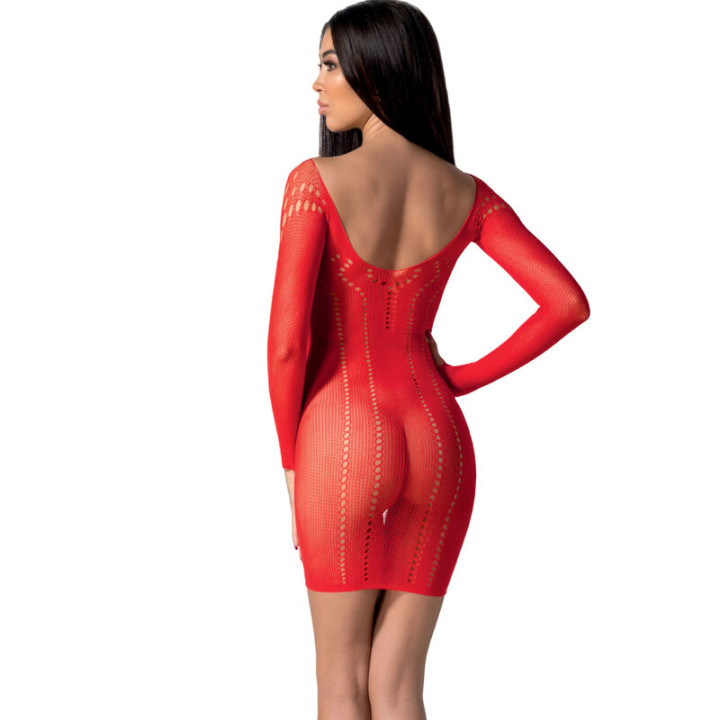 Passion - Bs101 Roter Bodystocking, Eine Grösse