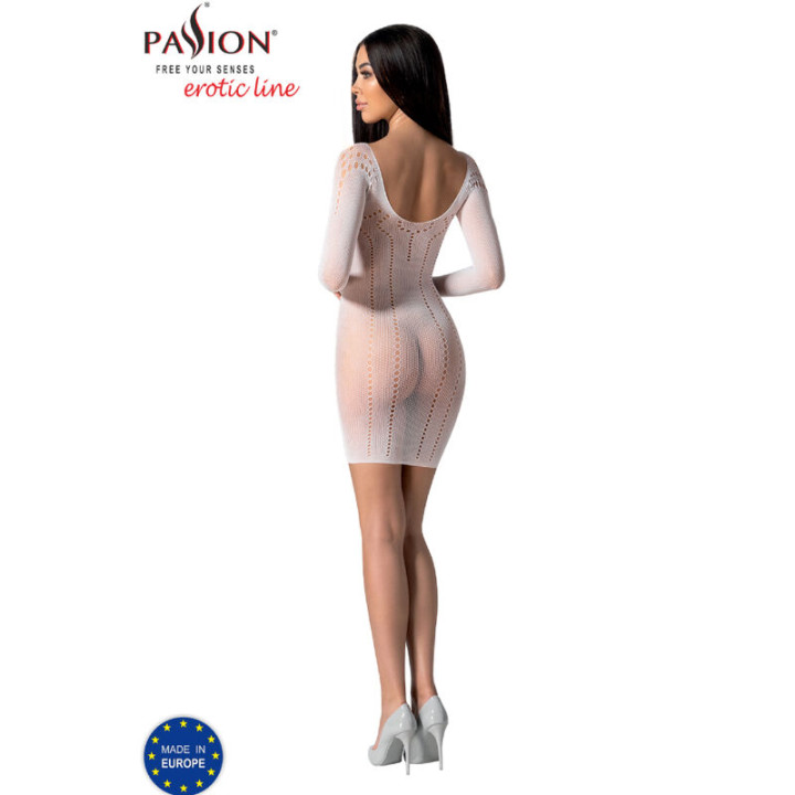 Passion - Bs101 Weisser Bodystocking, Eine Grösse