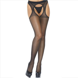 Leg Avenue - Transparente Strumpfstrümpfe