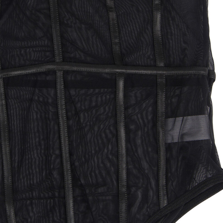 Subblime - Body Con Bretelle a Catena Nera s/m