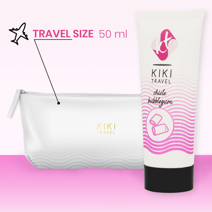 Kikí Travel - Goma de Morango Lubrificante 50 ml