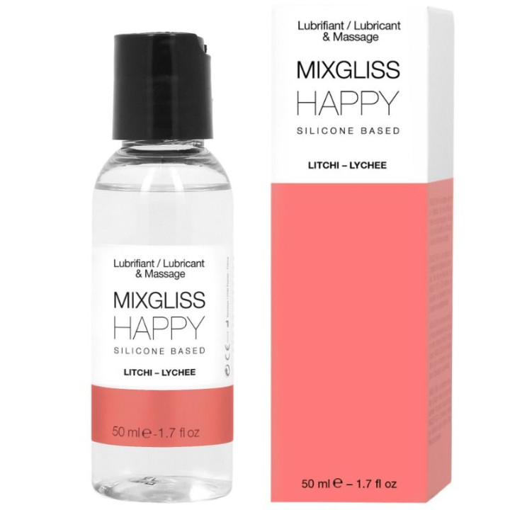 Mixgliss - Happy Litchi Lubrykant Silikonowy 50 ml