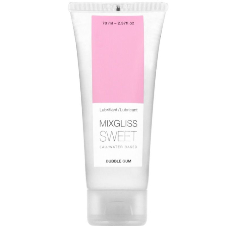 Mixgliss - Lubricante Base Agua Sabor a Chicle 70 ml