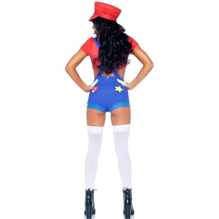 Leg Avenue - Sexy Costume Mario Bros Red/Blue m