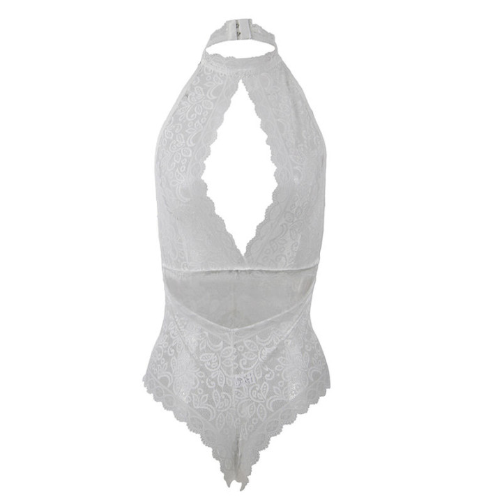 Subblime - 953867 Spitzen-Bodysuit Weiss l/xl