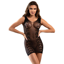 Subblime - 952167 Kurzer Elastischer Netz-Kleid Schwarz Eine Grösse