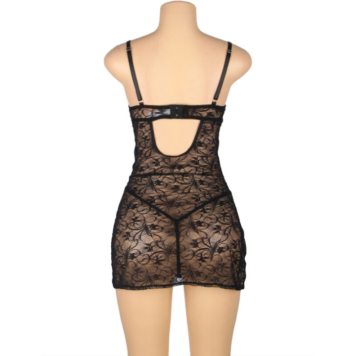 Subblime - 954185 Babydoll de Renda Com Alças Ajustáveis Preto s/m