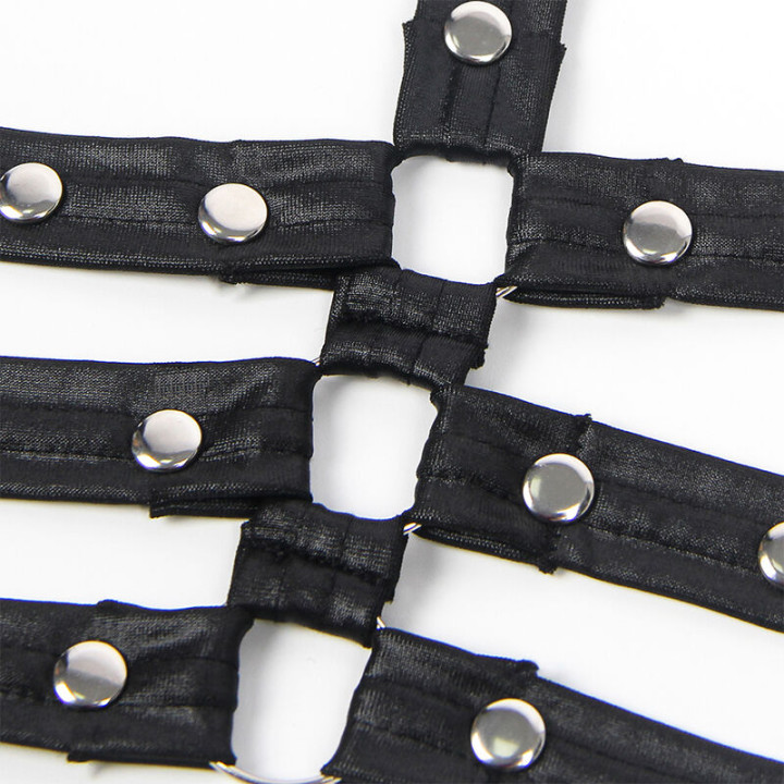Subblime - 954413 Leather Bondage Body Black l/xl