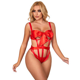 Subblime - 954475 Body Sexy Traforato Con Fiocco Rosso l/xl