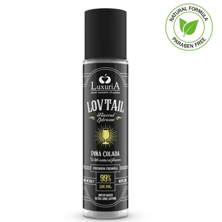Intimateline - Lubrifiant Lovtail Base d'Eau Luxuria Piña Colada 60 ml