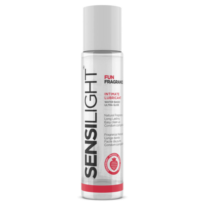 Intimateline - Lubrifiant Base d'Eau Fraise Sensilight 60 ml