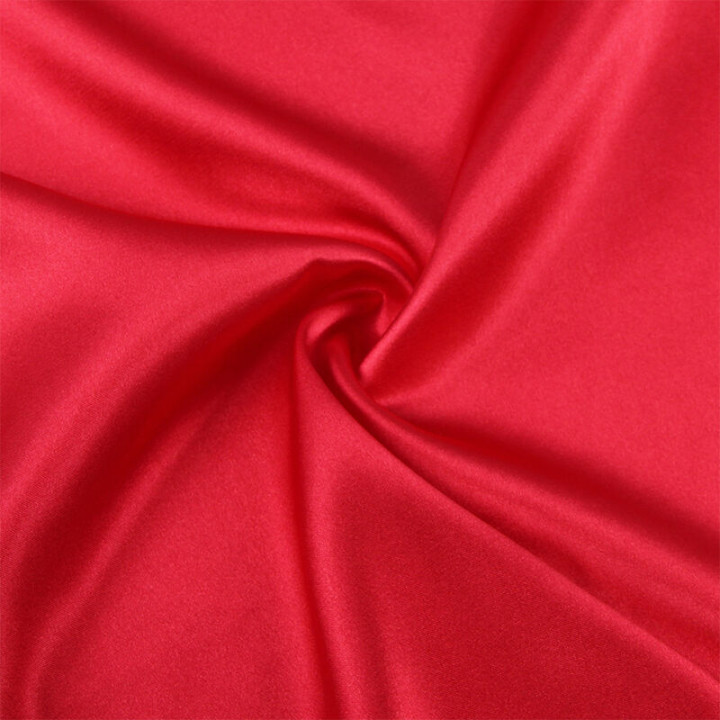 Subblime - 954024 Spitzen-Unterhemd Mit Transparentem Rücken Und String, Rot/Schwarz, l/xl