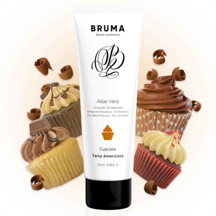 Bruma - Gel Glissant à l''Aloe Vera Saveur Cupcake 100 ml