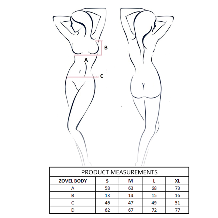 Passion - Zovel Body Cinza Claro p/m