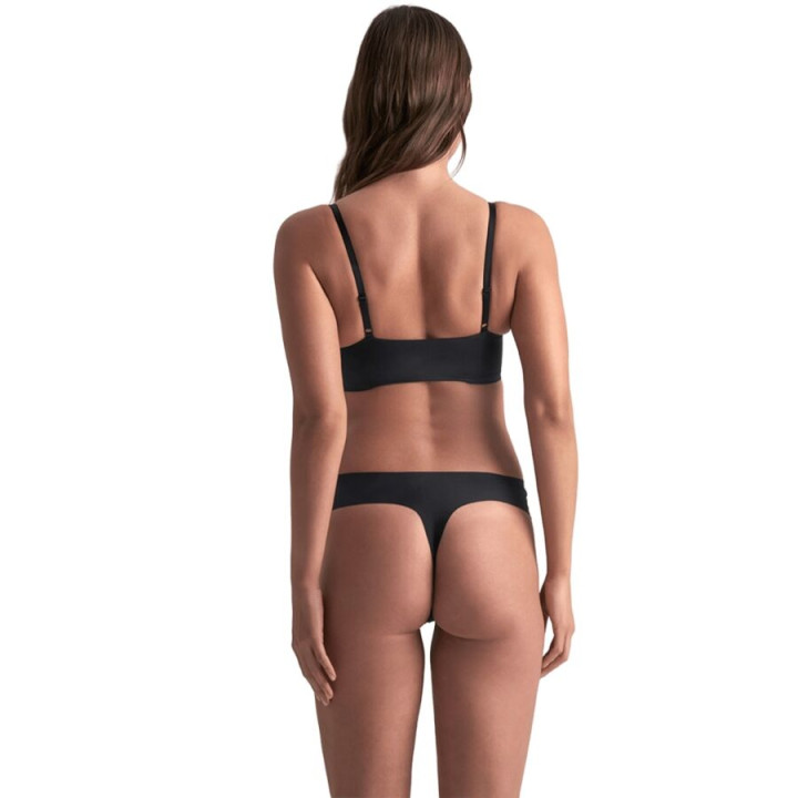 Bye-Bra - Pack 2 Tangas Invisibles Beige y Negro Talla xl