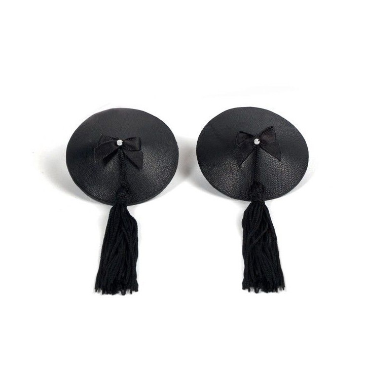 Bijoux - Burlesque Cubrepezones Negro