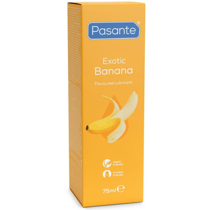 Pasante - Lubricante Sabor Banana a Base de Agua 75 ml