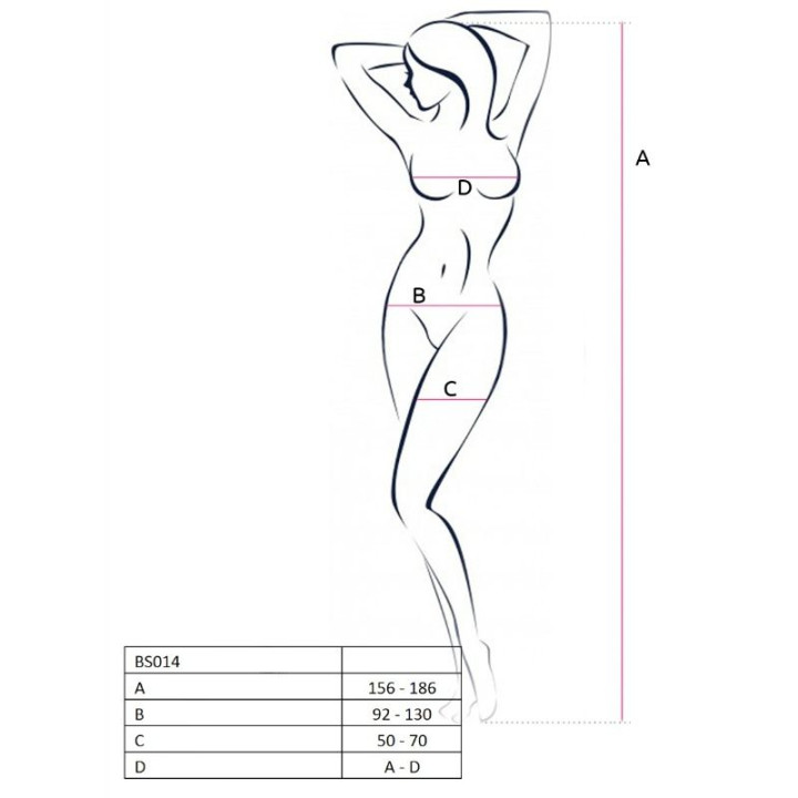 Passion - Femme Bs014 Bodystocking Blanc Taille Unique