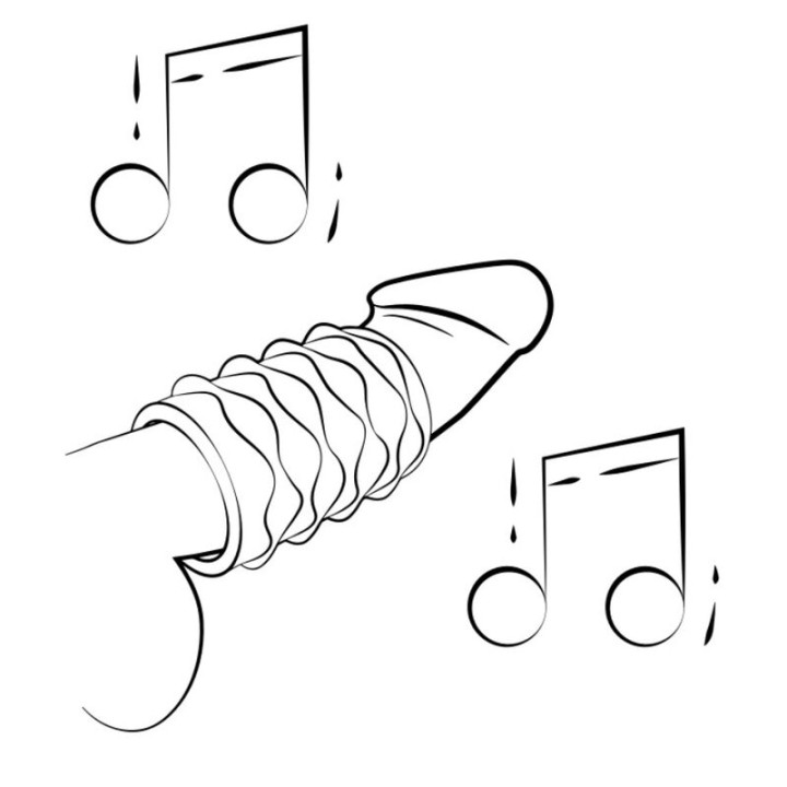 Romp - Mosh Transparenter Männermasturbator Mit 6 cm Wendbarer Hülle