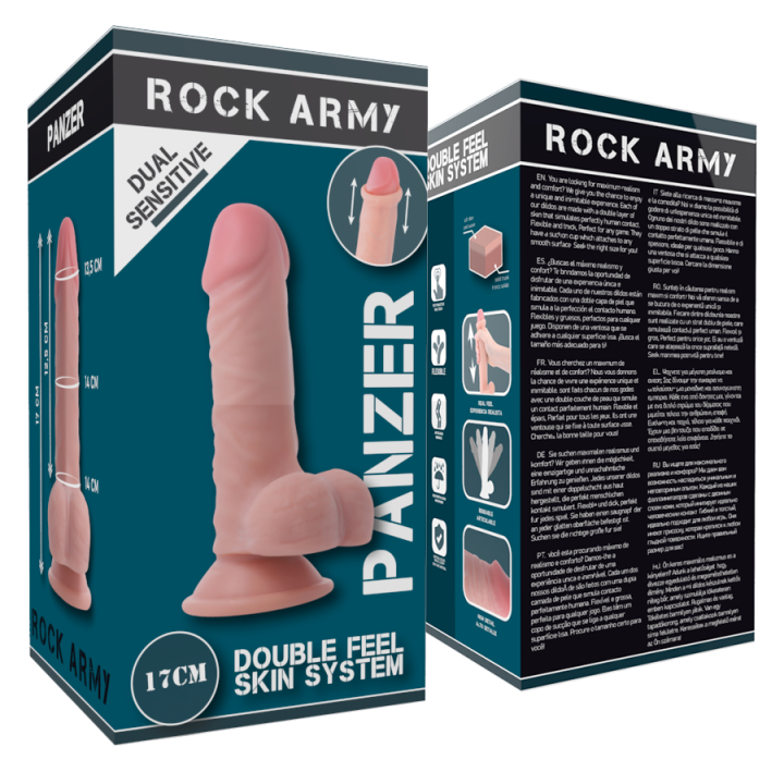 Rockarmy - Panzer de Densidade Dupla 17 cm -o- 4.46 cm