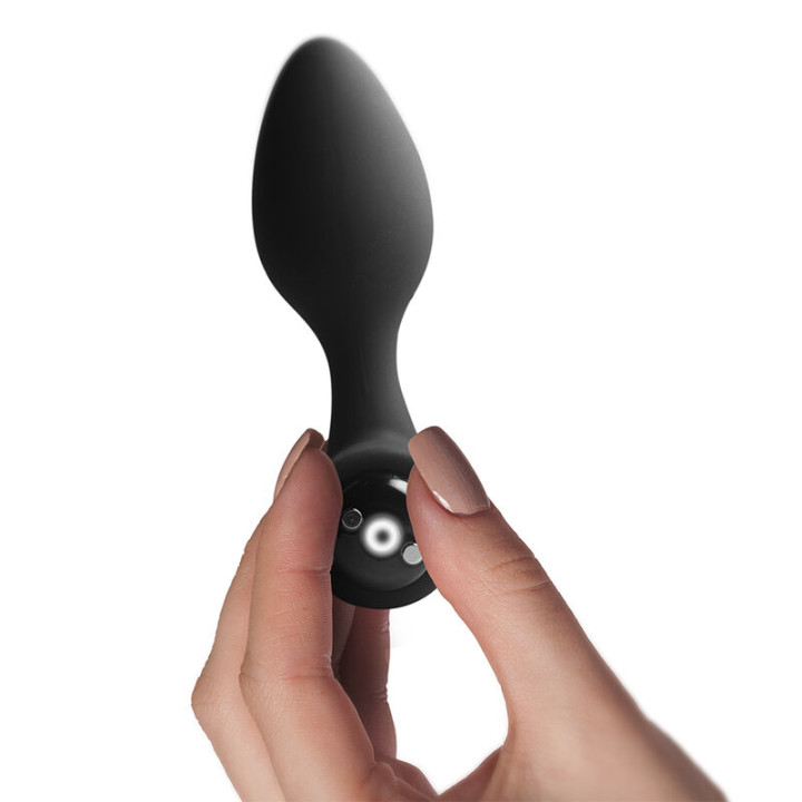 Rocks-Off - Nova Solaris Plug Anal Fino Recargable 16 Funciones Negro
